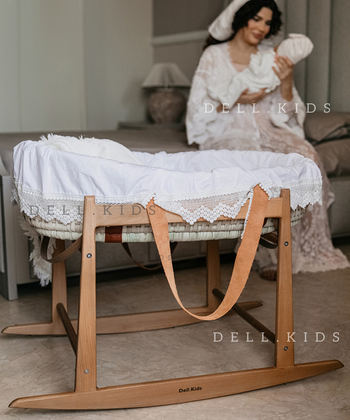 گهواره دسته چرمی دلکیدز مدل لوکس